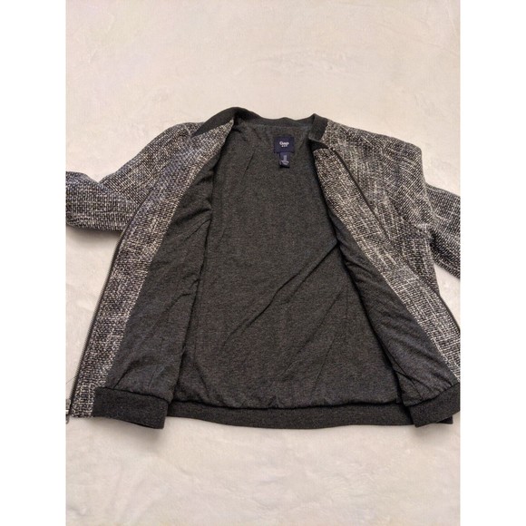 GAP Tweed Jacket Size Small Black White  Gray Preppy Chic Workwear Blazer - Picture 11 of 12